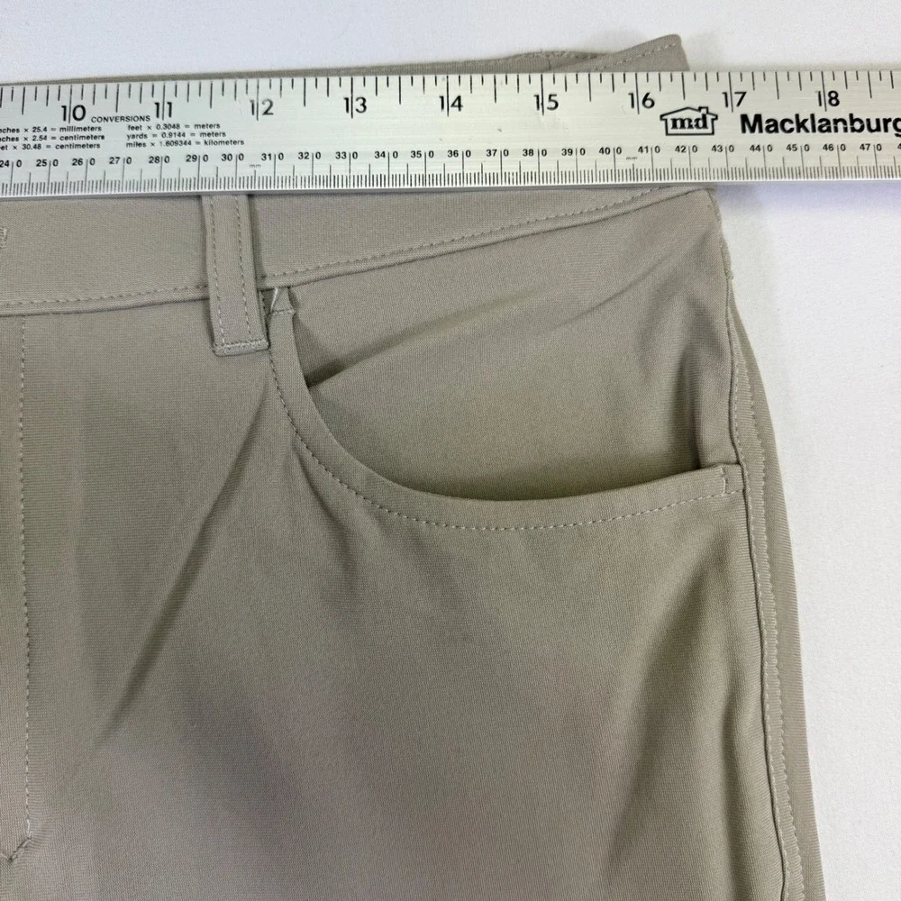 Johnnie-O Prep-Formance Pants Mens 32x32 Light Khaki Golf Casual Tech Chino NEW